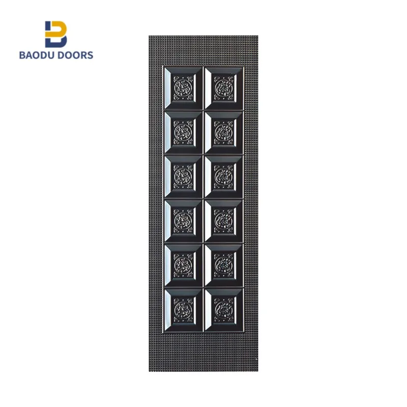 cold-rolled stamped steel door skin embossed panel for houses anti-theft decorative for gate metal pattern others doors