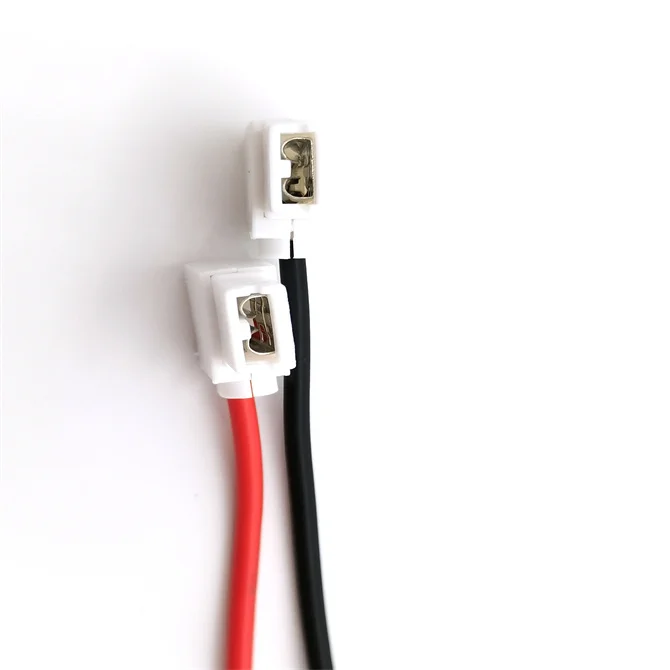OEM processing automotive wiring harness UL1015 18AWG A3963-T tinned red and black terminal wire