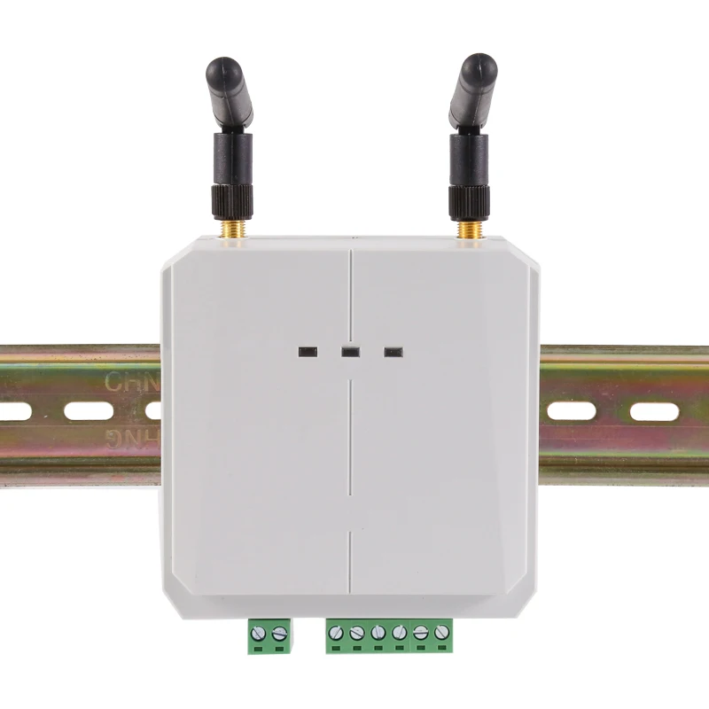 Acrel ATC600-C RS485 Din Rail Wireless Transceiver support received 240 pcs ATE sensors data with Alarm relay output