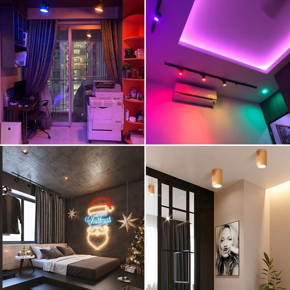 Gledopto Connected Home ZigBee Spot GU10 Dimmable ZigBee3.0 Operated LED Bulb RGBW App Smart Control Lighting