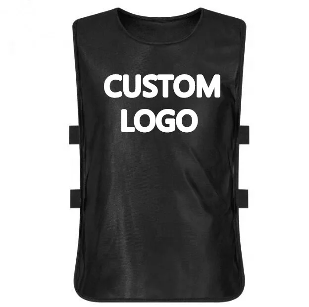 
factory wholesale practice jersey scrimmage vest pinnies training bibs for adults and youth soccer basketball football 
