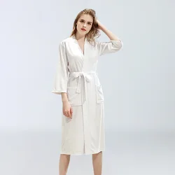 Summer Woman Towels Japanese Style Absorbent Bathrobe Thin Section Robe Sauna Steaming Pajamas