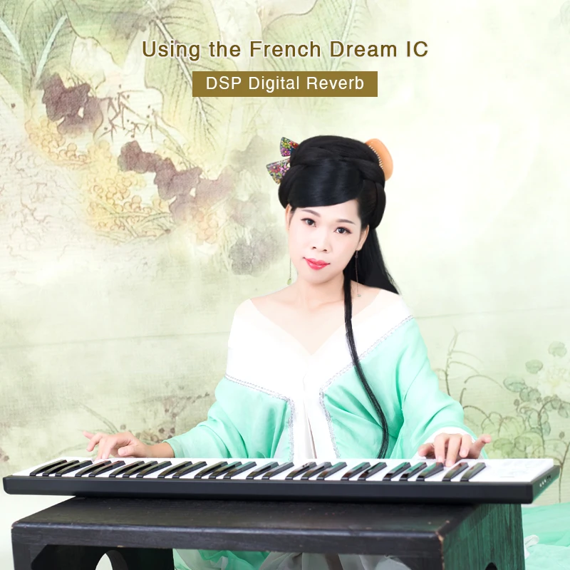 Portable electronic keyboard musical instrument 61 keys piano keyboard