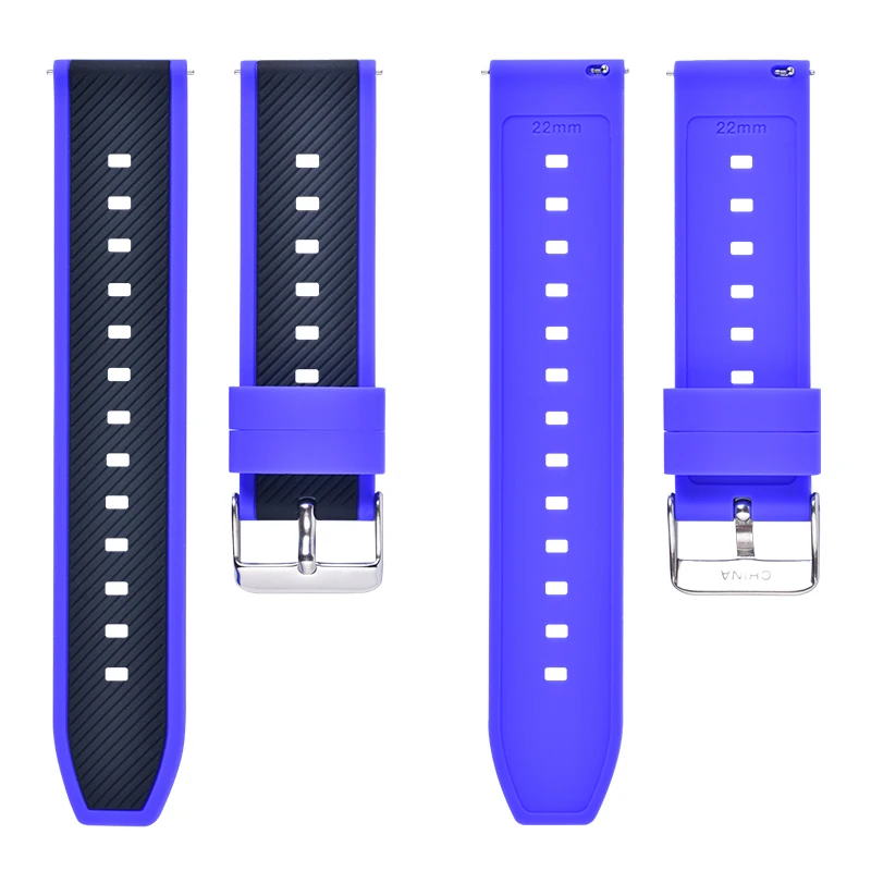 silicone Luxury watch bands straps 20mm 22mm for TAG Heuer samsung galaxy HUAWEI WATCH 4 Pro GT4 fit 3 Omega band