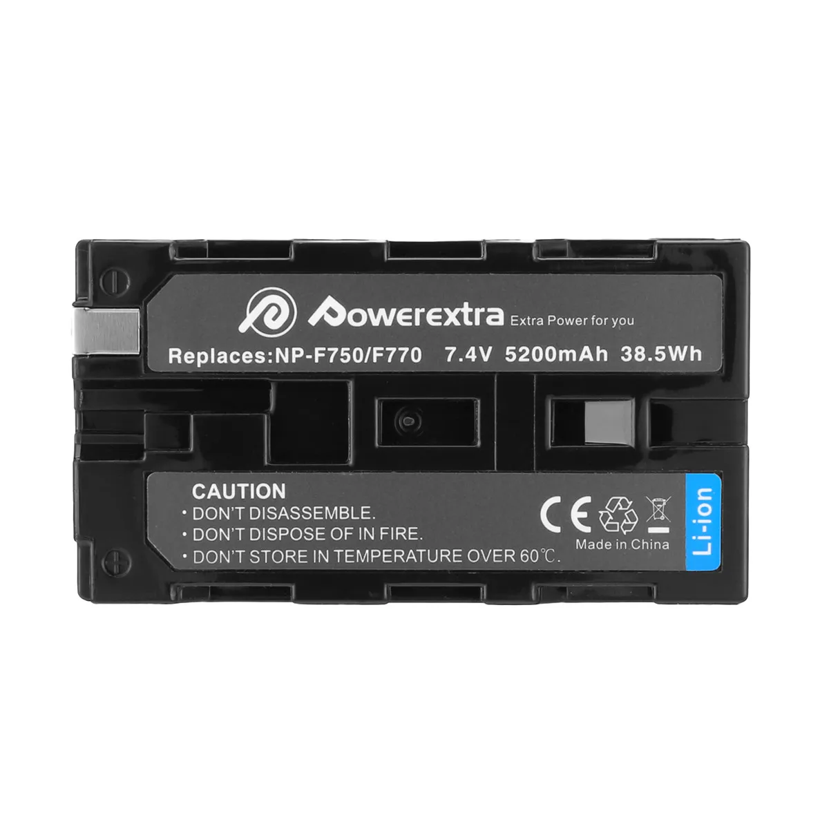 Powerextra Replacement NP-F750 Rechargeable Digital Battery For Sony NP-F730 NP-F760 NP-F770