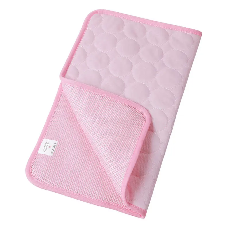 Summer Pet Cooling Pad Soft Ice Silk Cold Nest Breathable and Comfortable Mat Cat Mat Simons Cat Cushion