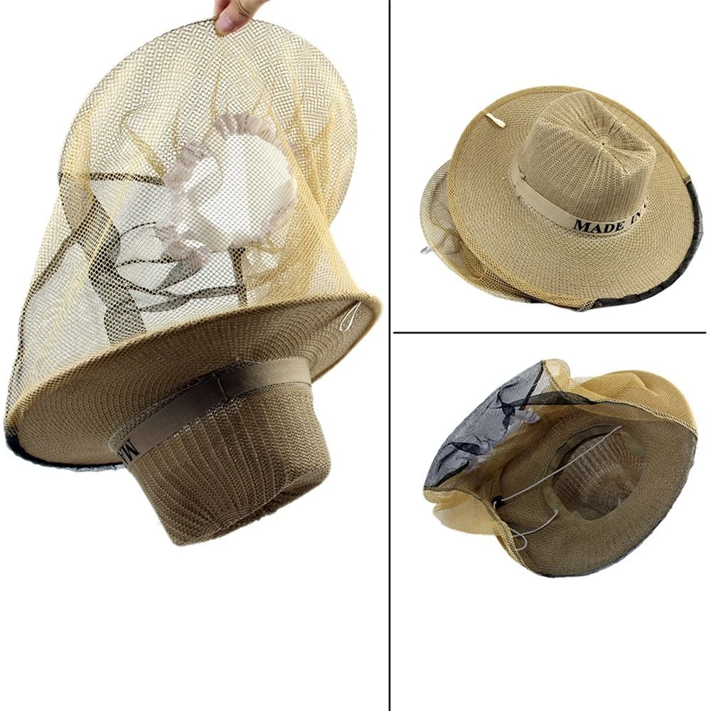 bee hat for Beekeeping with thick steel ring Thickened top bee hat Beekeeping hat