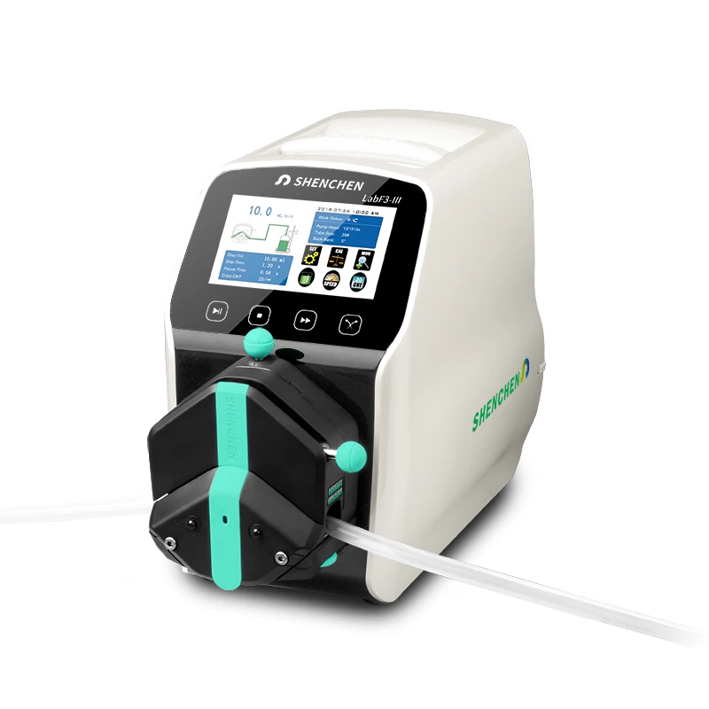 Shenchen LabF3-III Dispensing Flow Rate Pump 0.0053-1808ml/Min Laboratory Peristaltic Dosing Pump with Handling Dispenser