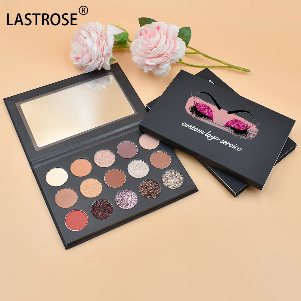 Private label vegan makeup eyeshadow DIY free combination colors cosmetics eye shadow palette
