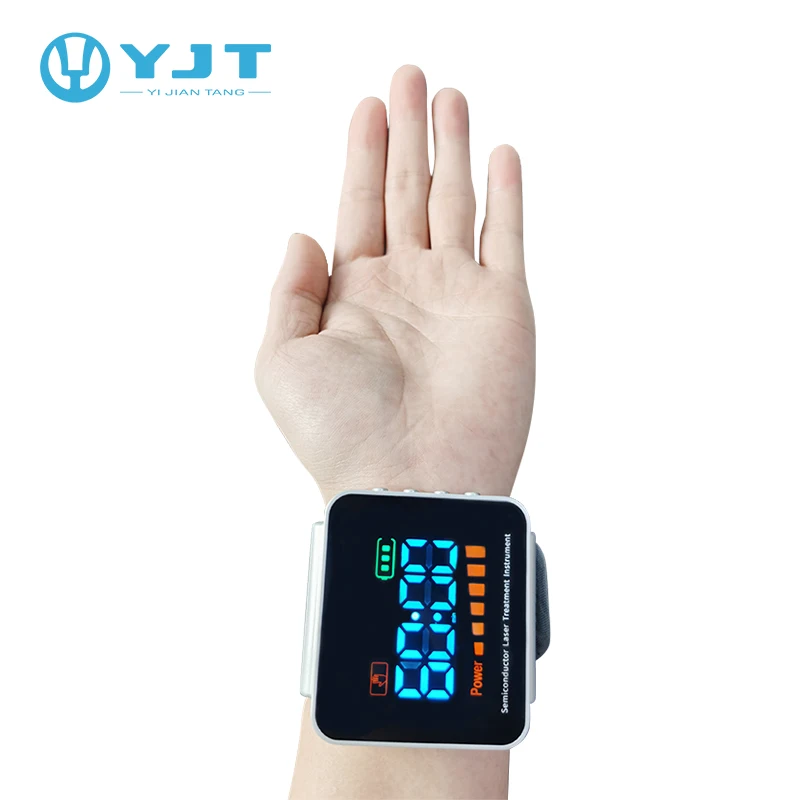 medical diabetic low level health product red pulse semiconductor laser therapy watch