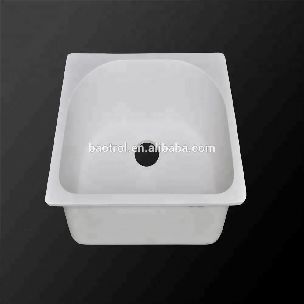 Artifical granite kitchen sink black quartz single bowl sink