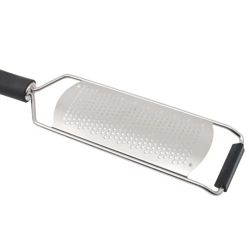 Hot Sale Stainless Steel Cheese Vegetable Grater Lemon Zester With PP Plastic Handle