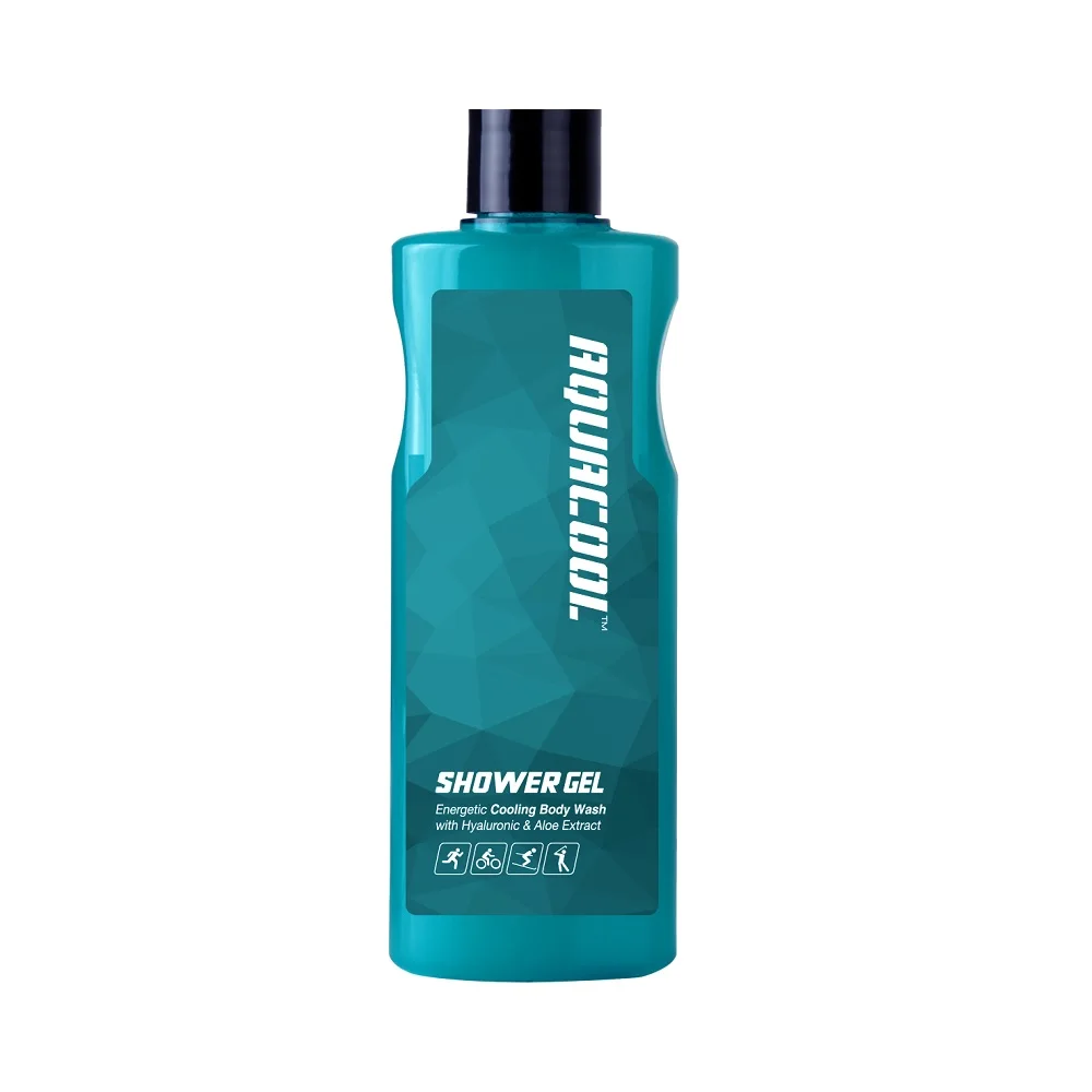 Синий гель для душа [Pharmanuco] AQUACOOL, спортивный супер охлаждающий гель для душа, гель для мытья тела, энергетическое охлаждение, гель для душа