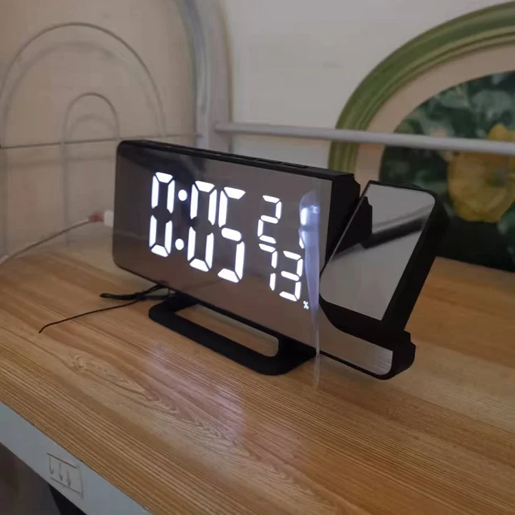 radio mirror projector weather station clock