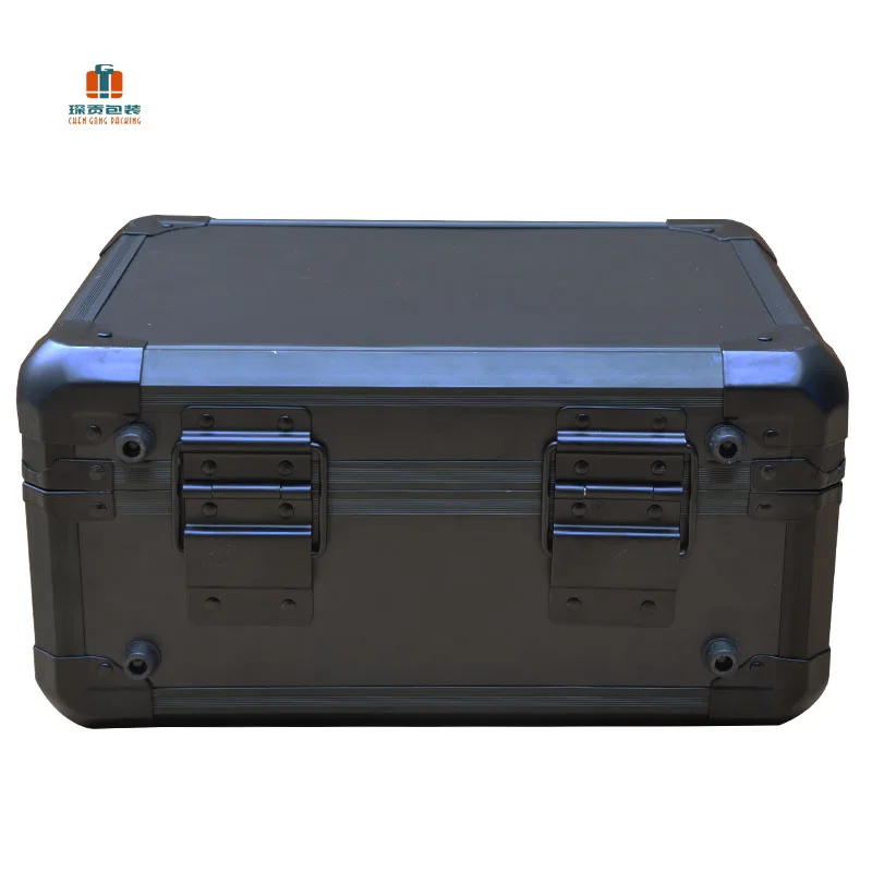 Цветной Прочный переносной алюминиевый ящик для инструментов с замками, Индивидуальный размер