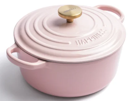 23CM Dutch Oven Enameled Cast Iron Massa Pot With Lid Saucepan Casserole Kitchen Accessories Cooking Tools