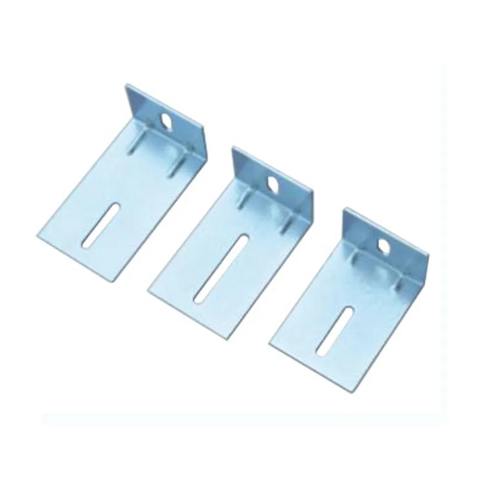 Industrial 2.5mm Thickness Zinc Plated Double Slots Jamb Bracket