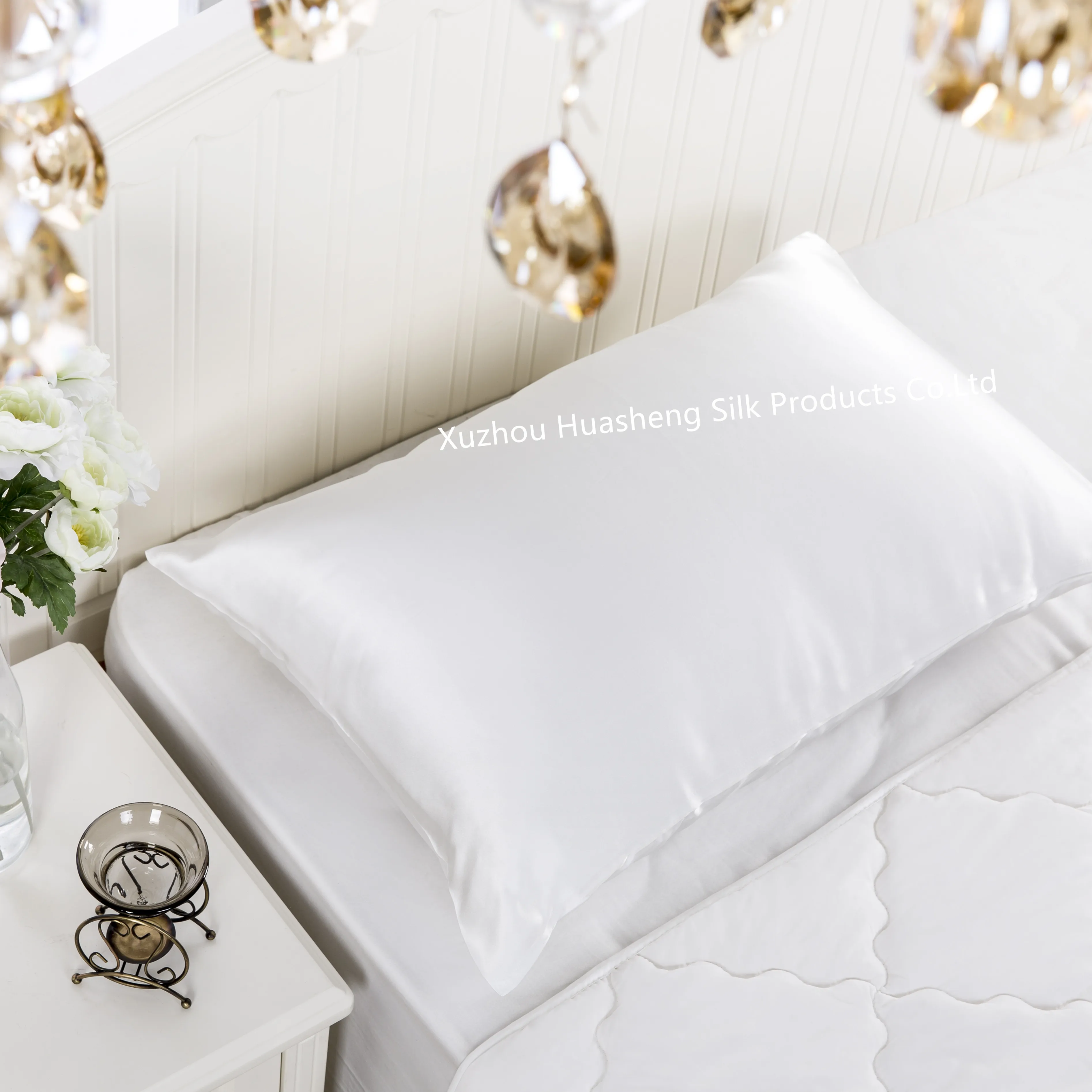 Wholesale high quality luxury design sublimation 100% silk mulberry  pillowcase