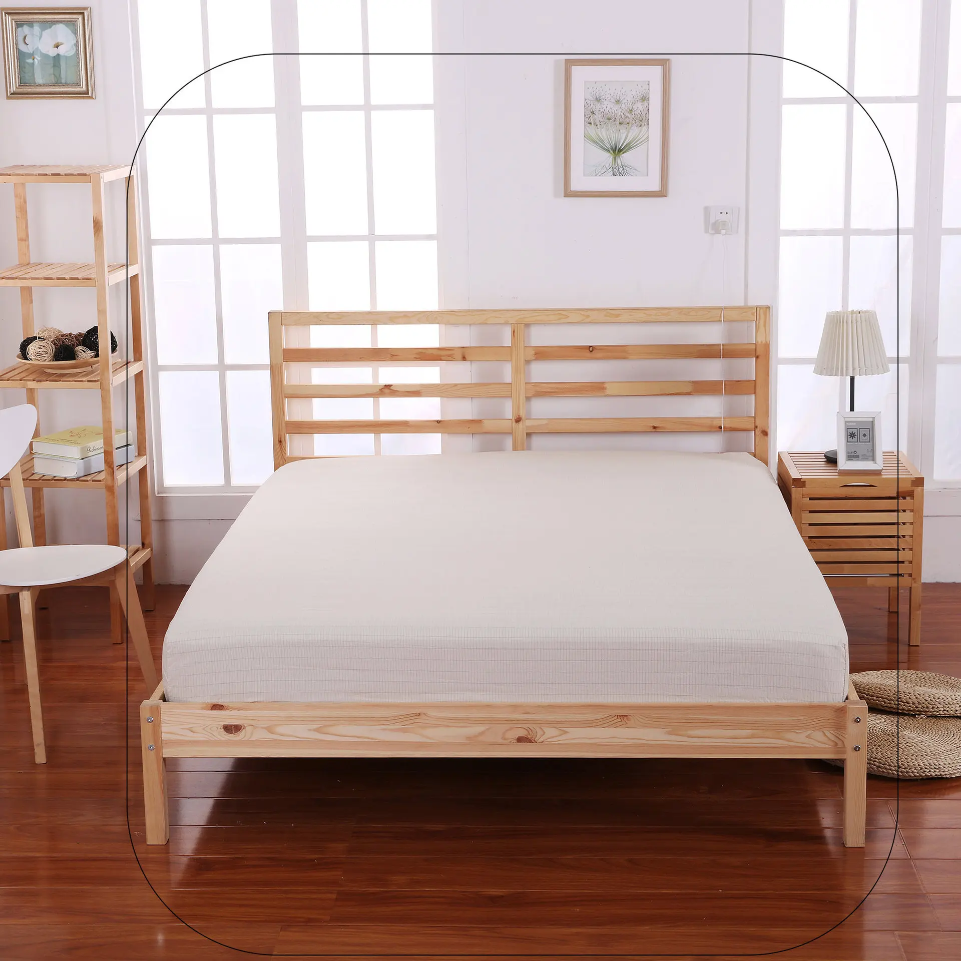 Twin, Full, Queen, King, CA King Grounding Fitted Sheets Earthing Tester Grounding Mats 15FT ESD Cord Earthing Fitted Sheet