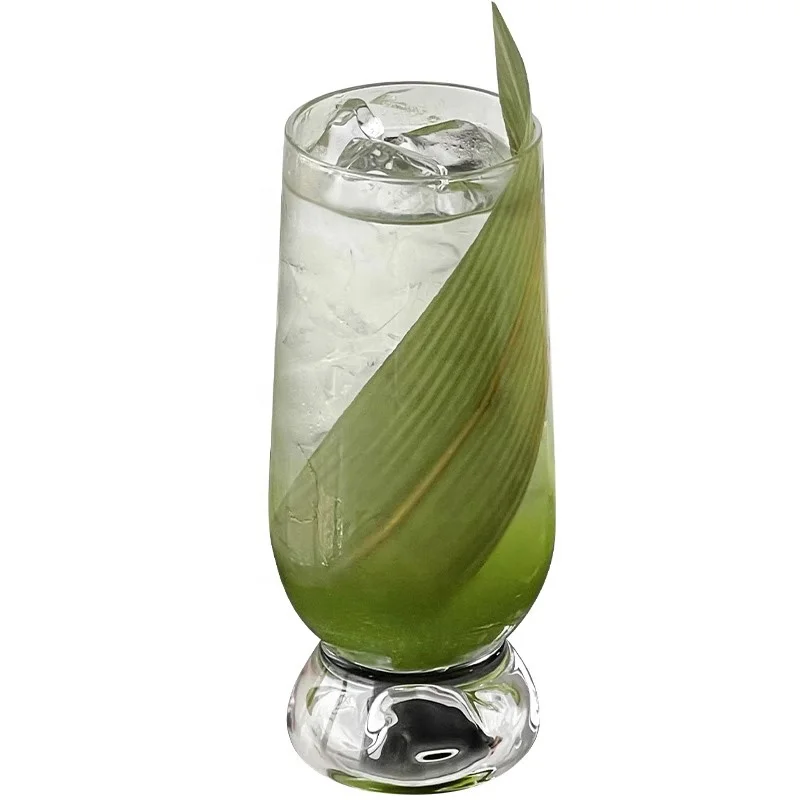Personalised Drinking Glasses Stemless Champagne Cocktail Glass Thick Mountain Bottom Juice Water Cups