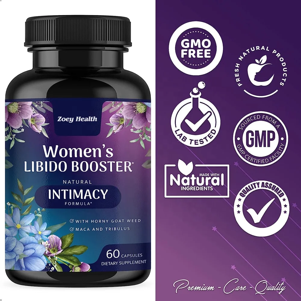 Libido Booster Capsules for Women Female Libido Support Supplement - Women Vitamins Formula Supports Energy