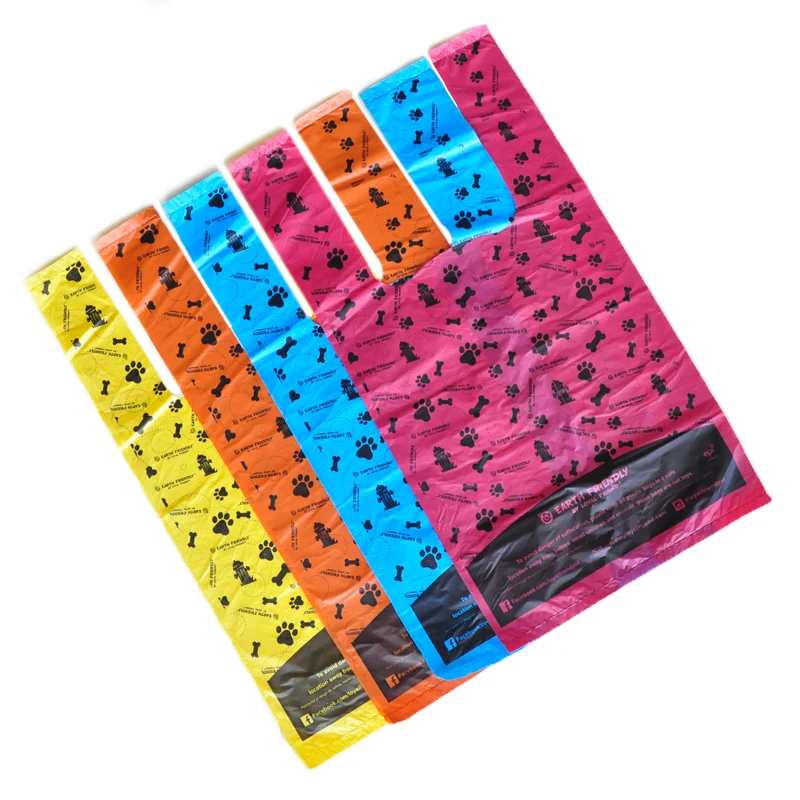 Custom logo greener walker poop bags for dog waste, 540 biodegradable shit bags from factory, wholesale good price