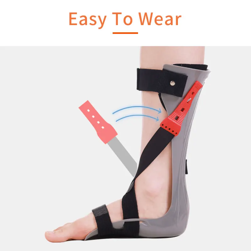 Ankle Support Joint Fixation Bracket Fitness Ankle Support Splint Shoes Foot Drop Orthosis