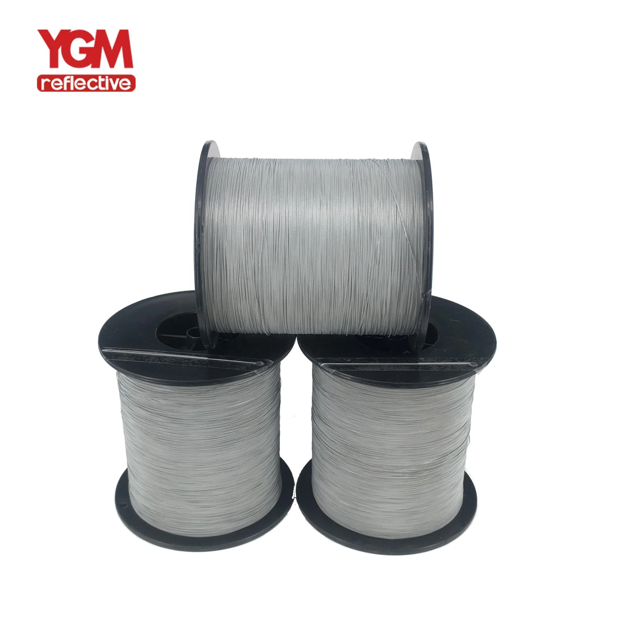 High Light PET Double Side Embroidery Thread Hand Knitting Reflective Yarn