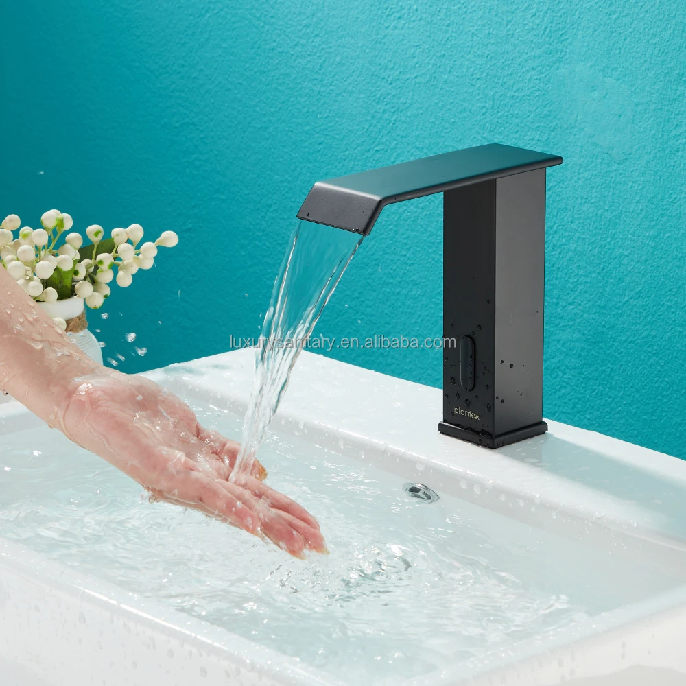 high quality non touch inductive sensor automatic faucet waterfall tap