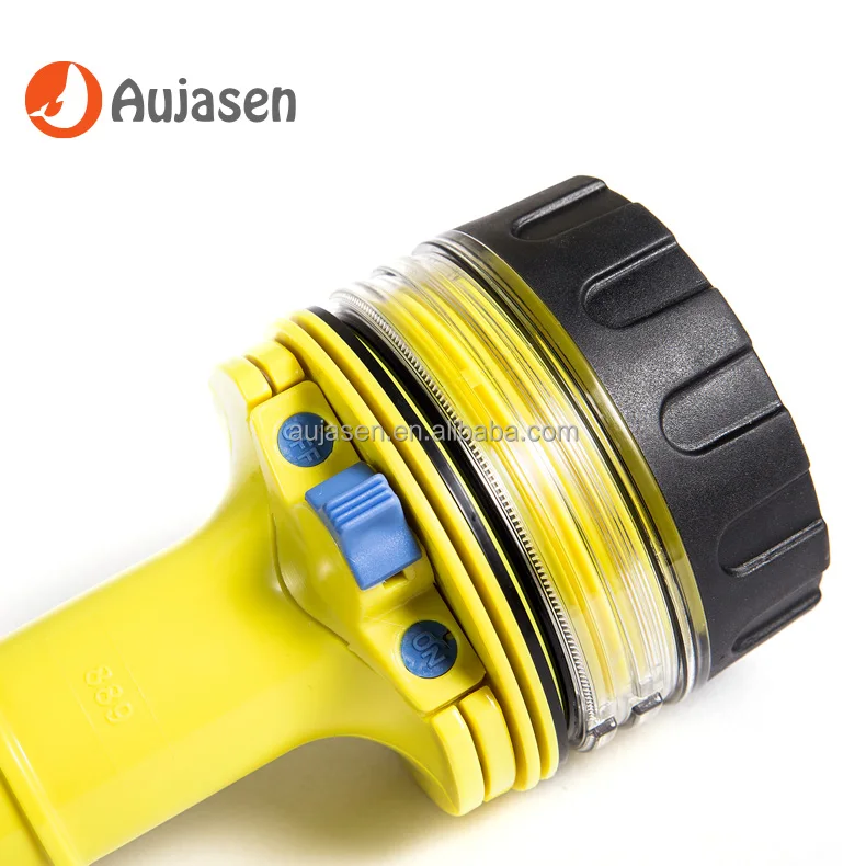 Wholesale diving equipment Waterproof Powerful Beam LED Diving Flashlight