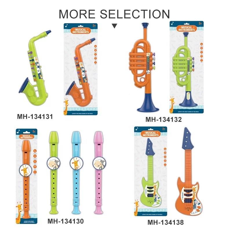 Cartoon kids singing microphone toy musical instruments toddler echo microphone toy