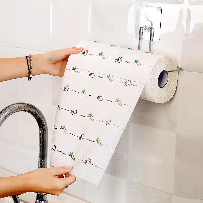 25*25cm  Disposable Dish Cloths, Food Oil Absorbing Reusable Wipes  50pieces