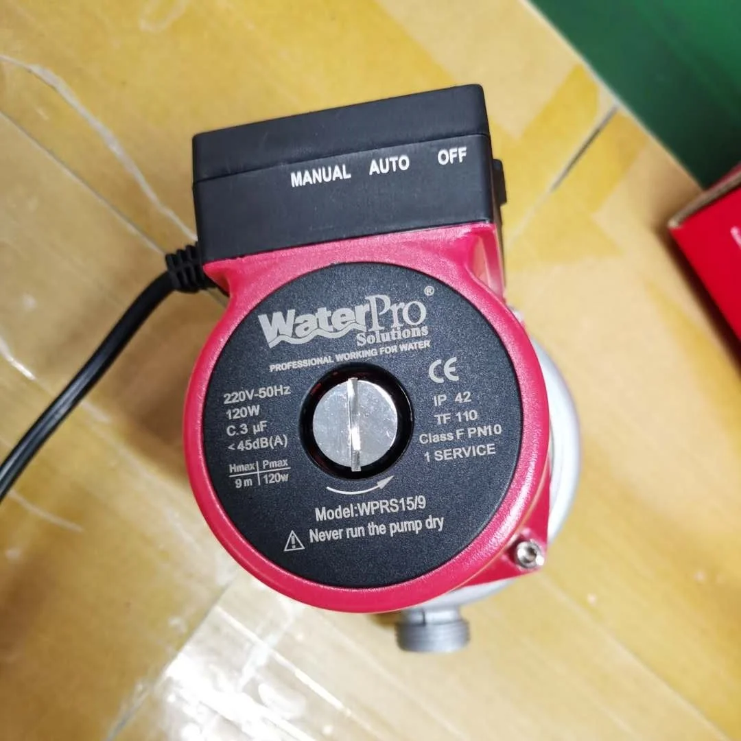 Водяной насос WATERPRO WPRS15/9-Z 220 В 50 Гц 100 Вт автоматический старт и остановка Электрический бустер