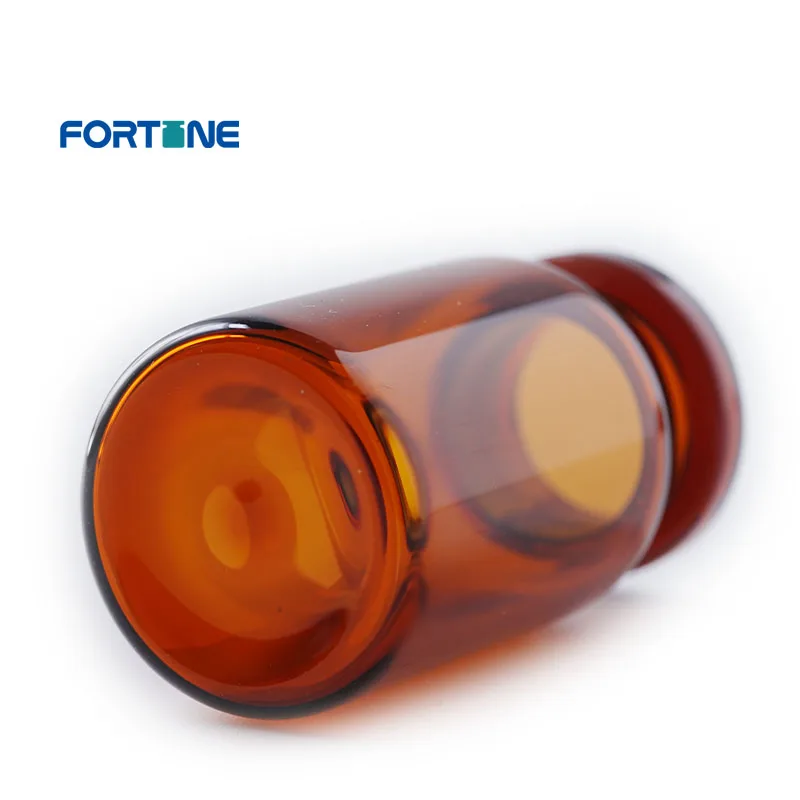 100ml USP Type II & III Amber Injection Glass Vial