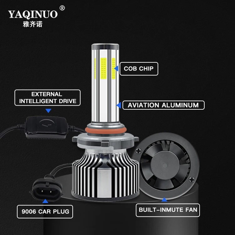 Аксессуары для автомобильных N6 60 Вт 360 led светодиодные фары: 6-стронние кубики h7 фары лампы 12V Светодиодный прожектор Высокая Низкая автомобиля