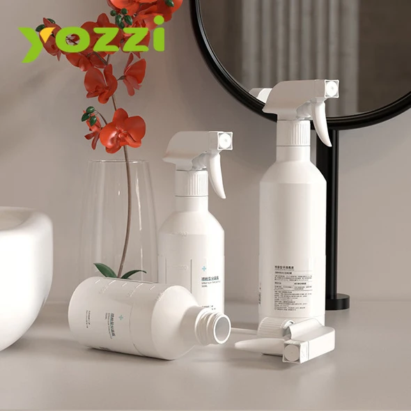 500ml sloping shoulders PE plastic 500ml barber hairdressing alcohol trigger empty spray bottle gun for alcohol