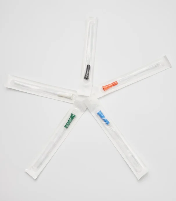 Lubricated nelaton catheter