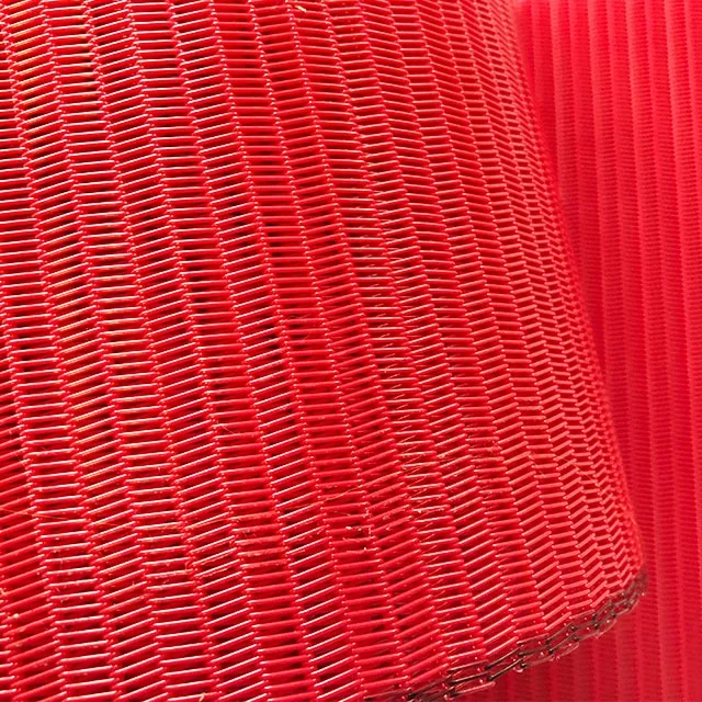 Big Loop Polyester Spiral Dryer Conveyor Belt With Glue Edge And Spiral Ring Interface Adapt To Various Mechanical Models