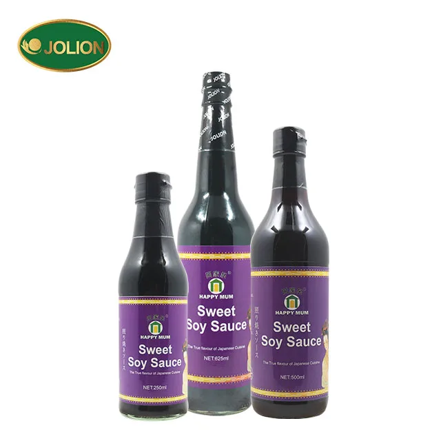 JOLION High Grade Bulk Wholesale Chinese Foodstuff 500ml 625ml 250ml Sweet Teriyaki Dark Soy Sauce brand