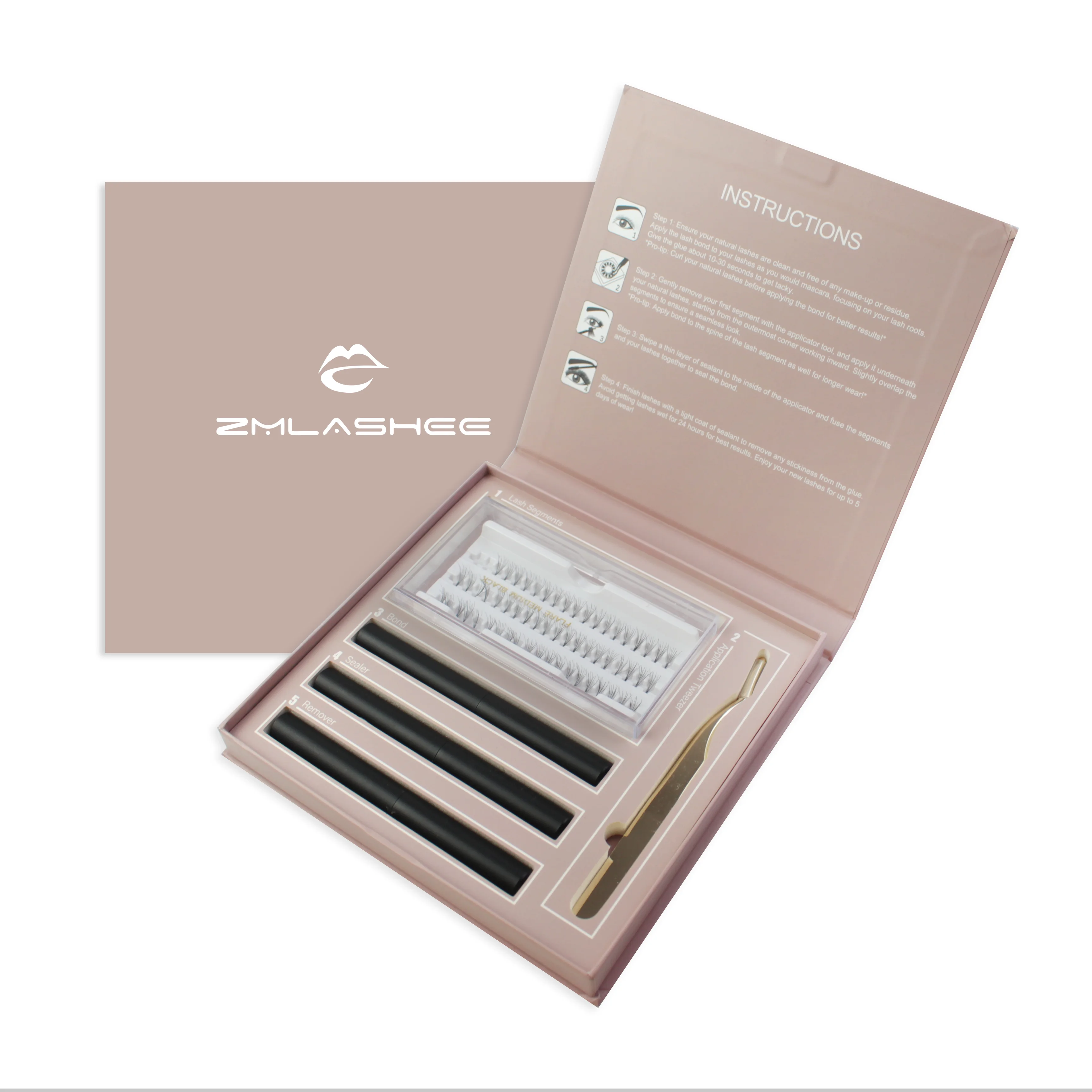 New label eyelash diy glue mink extension eyelash Long fashion eco friendly extensions european Lash wholesale