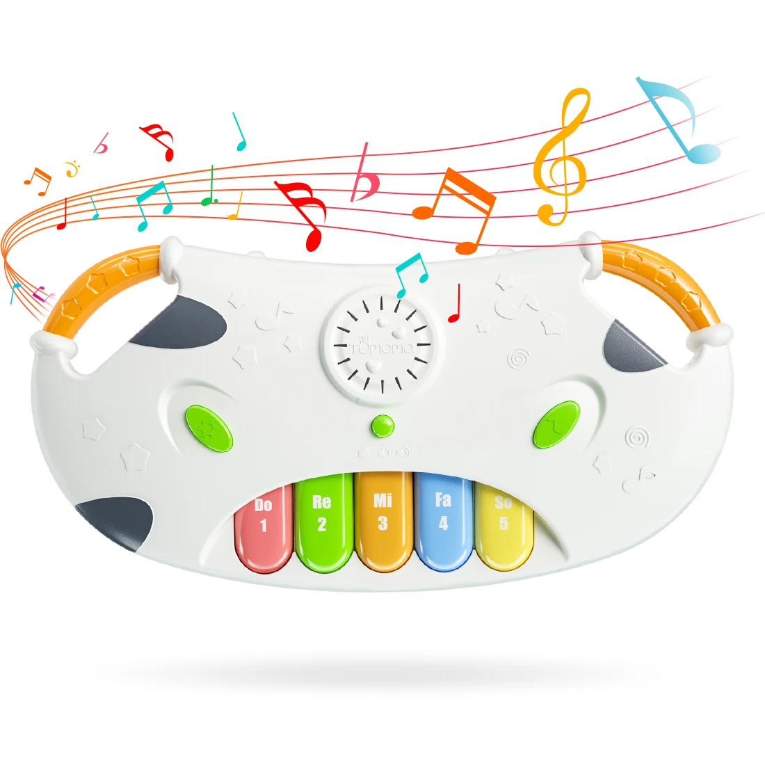 Tumama Baby Cartoon Animal Mini Electric Music Keyboard Kids Plastic Piano Toy