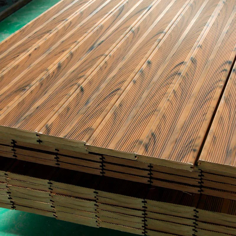 Outdoor WPC Wood Plastic Composite Decking Barefoot Floor