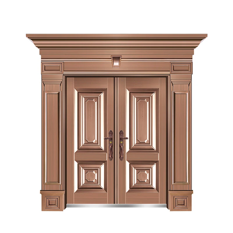 Non-standard door nice design security steel door exterior house door from china