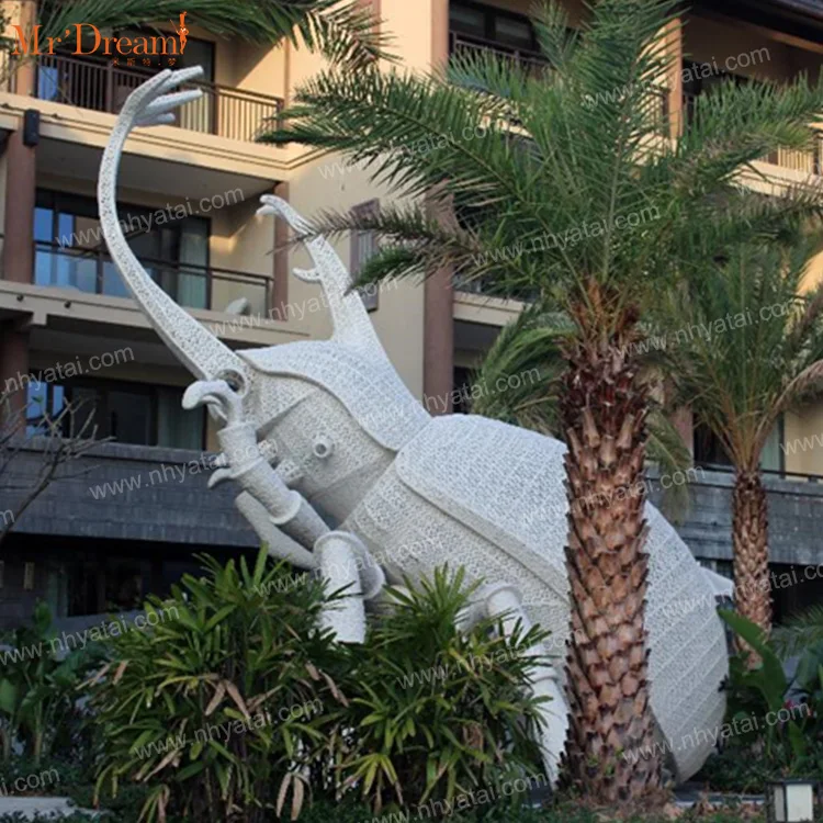 Mr.Dream commercial resort project outdoor weaving rattan wicker animal furniture for garden