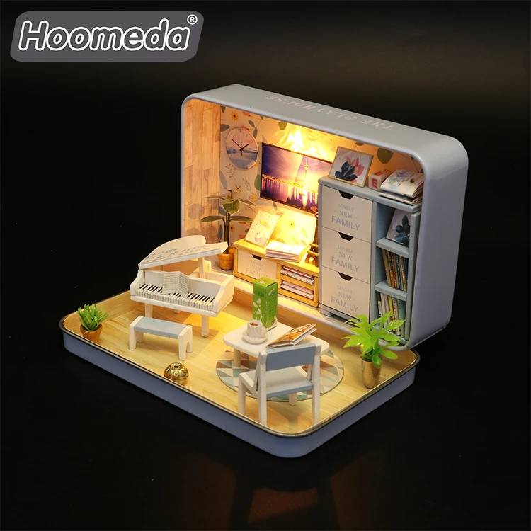 Hongda most selling product 2023 surprise gift items diy craft wooden diy kits for adults
