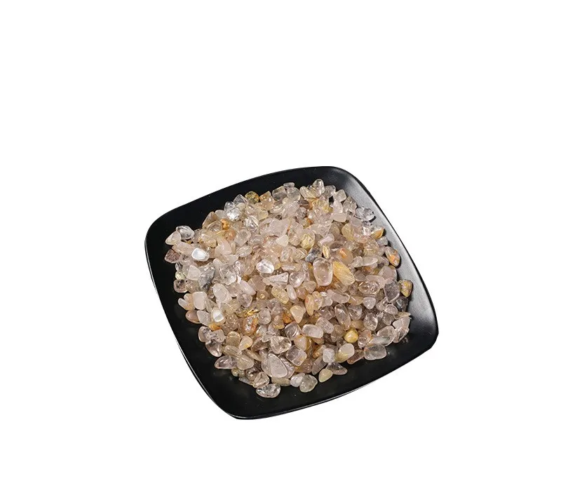 CHENYISHI оптовая продажа натуральные золотые чипсы для медитации подарков 3-5 мм 5-7 7-9 9-12 украшения