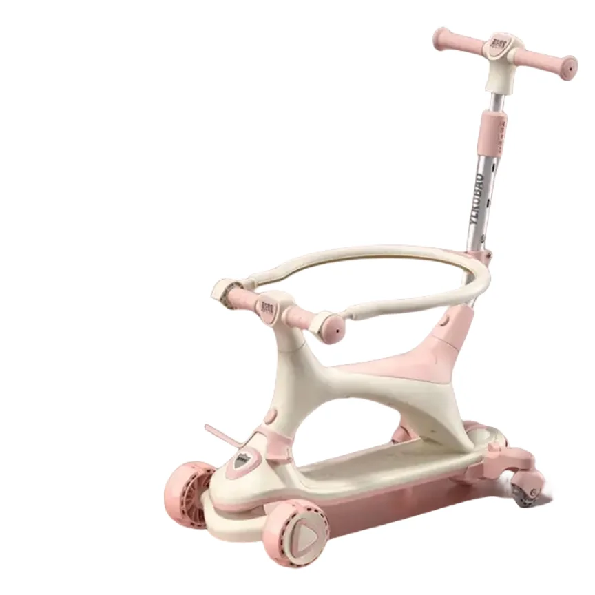 Multifunctional Portable 3 Wheels Push Scooter Manufacturers Riding Kids Scooter Balance Bike With Seat