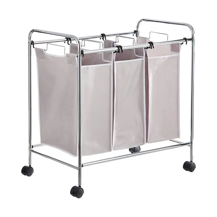 Laundry Sorter Cart, Rolling Laundry Sorter with Wheels