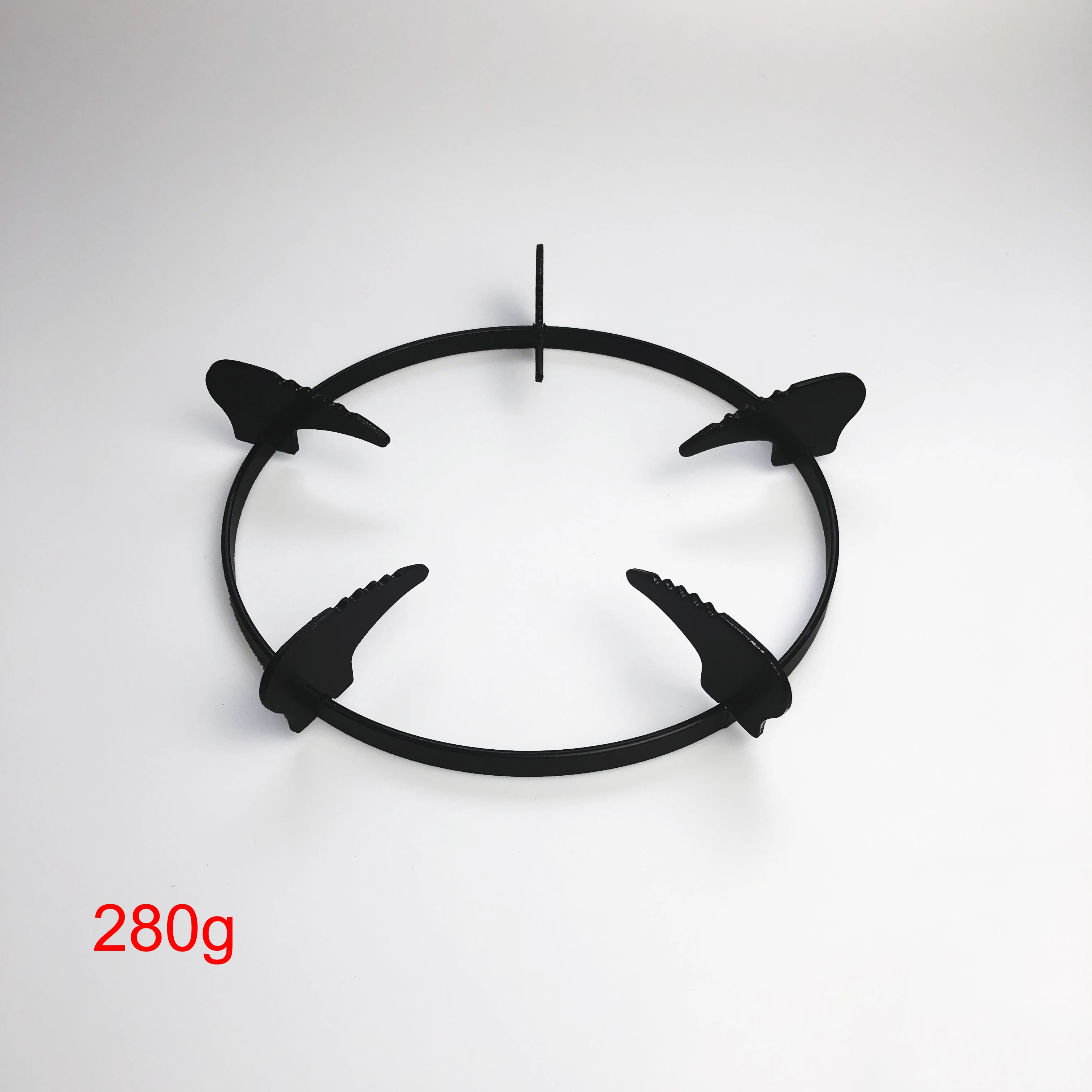 RIDA GD306 1 Brass and 1 iron Burner Glass Top Gas Stove LPG use