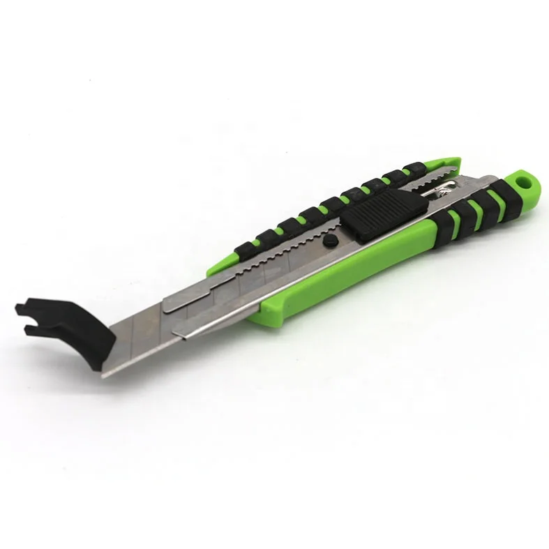 
Factory supply 18mm Snap-off plastic box cutter ABS handle snap off blade utility paper knife hand tool 